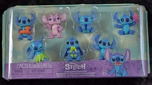 Stitch Collectible Figure Set Of 7 Disney Just Play 2024 - Picture 1 of 2