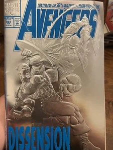 Marvel Comics AVENGERS ANNIVERSARY SPECIAL FOIL DISSENSION Comic Book 1993 - Picture 1 of 6