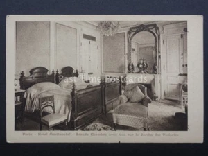 France PARIS Hotel Continental, Grande Chambre - Old RP Postcard - Foto 1 di 2
