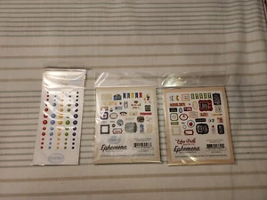Ephemera School Days Die Cut Cardstock Pieces Lot - Picture 1 of 7