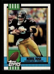 1990 Topps DISCLAIMER #185 Merril Hoge (EX)(FTB) - Picture 1 of 2