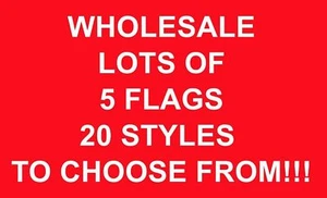 3x5 LARGE LOT OF 5 CHECKERED FLAG WHOLESALE DISCOUNT BANNER YOU PICK - Picture 1 of 19