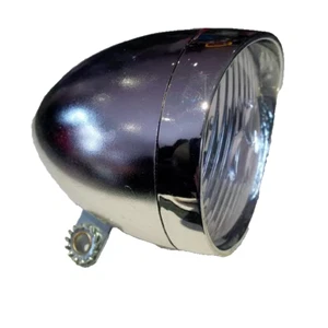 Bike-Cycle-Bicycle Premier XH50 3 Led Chrome Bicycle Headlamp Front Light - Picture 1 of 1