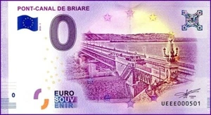 PONT-CANAL DE BRIARE / BILLET 0 € / NULL EURO-SCHEIN / UEEE 2018-1 - Picture 1 of 1