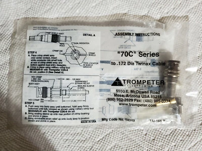 Trompeter BJ75C-201 TRB Twinaxial/Triaxial - Image 1 of 3