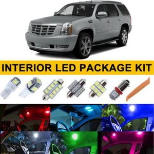 CANBUS 10PCS Interior LED Light Bulb Package Kit For Cadillac Escalade 2007-2014 - Picture 1 of 25