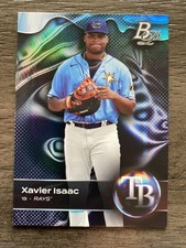 2023 Bowman Platinum Rookie Prospect Card Xavier Isaac