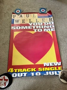 2 Paul Weller Go! Discs Promo Poster You Do Something To Me 1995 The Jam - Picture 1 of 4