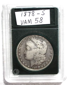 1878-S VAM-58 Long Nock, Low Ball Top 100, Top 30 1878-S & Roberts 2011 Lists - Picture 1 of 4