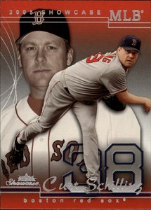 2005 Fleer Showcase Baseball Card #86 Curt Schilling