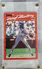 1990 Donruss Darryl Strawberry #235 2- ERROR's  No Period After Inc 