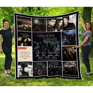 The Vampire Diaries Quilt, The Vampire Diaries TV Series Quilt Blanket - Picture 1 of 6