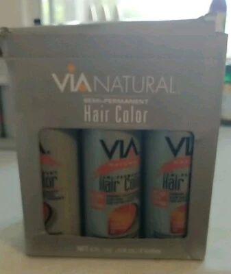 6 x 4 унций через натуральный полупостоянный цвет волос освещенный солнцем оранжевый новый - Изображение 1 из 3