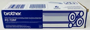 Brother PC-72RF Bande Ttr Original 2 Rouleaux Fax T72/T74/T76/ T782/T92/T94/ - Photo 1/1