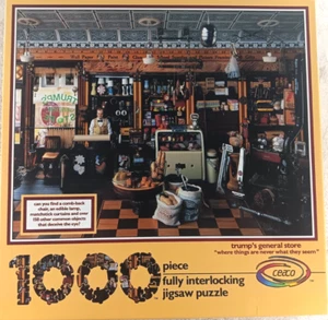 trump's general store 1000 Piece Jigsaw Puzzle by Ceaco - Picture 1 of 3