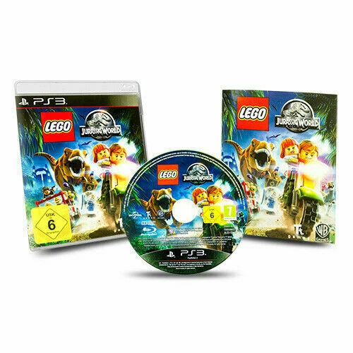 Mint Disc Playstation 3 Ps3 LEGO Jurassic World - Inc Manual - Image 1 of 1