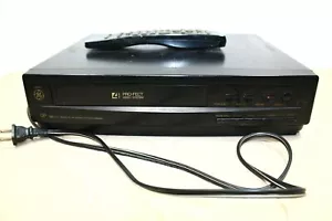 GE Model VG4010 4 Head Pro-Fect Video System QP VHS HQ For Parts Or Repair Only - Picture 1 of 8