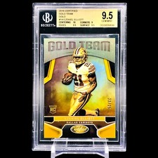2016 Certified GOLD TEAM MIRROR - EZEKIEL ELLIOTT RC Card /25 BGS 9.5  GEM MINT