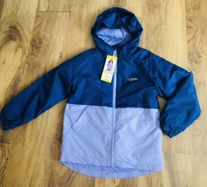 NWT Eddie Bauer Girls Youth Light Weight 3-in-1 Jacket Purple Blue Jacket S/8 - Picture 1 of 12