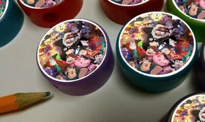 12 GRAVITY FALLS pencil sharpeners birthday party favor FOR treat bags  - Foto 1 di 1