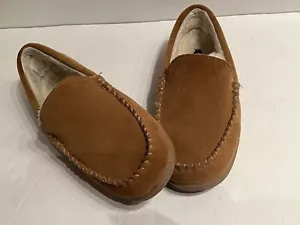 Wildleder Mocaasins Lands End Herren Hausschuhe - Bild 1 von 7