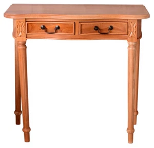 Wall Table Mahogany Wood Console Table Sideboard Table Console Side Table Wood - Picture 1 of 5