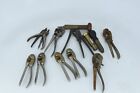 LOT #1: Antique Hand Held British, Berdan Brass & Steel Decapper Reloading Tools