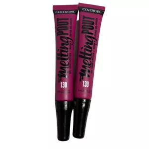 2X Covergirl Melting Pout Gel Liquid Lipstick #130 Don't Be Gelly 0.27 fl oz - Picture 1 of 3