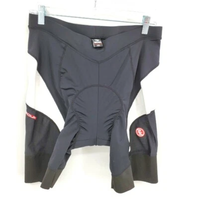 Pantalones cortos de bicicleta para hombre acolchado de gel XXL blanco y negro SOUKESPORTS NUEVOS SIN ETIQUETAS Foto 1 de 3