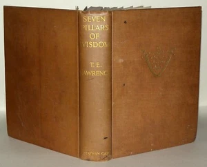 Seven Pillars Of Wisdom, A Triumph, T.E. Lawrence, HB, 1935, 2nd Imp, J Cape - Picture 1 of 20