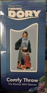 Disney Finding Dory Coperta Comoda da Lancio con Maniche 48”x48” Taglia Giovanile - Foto 1 di 2