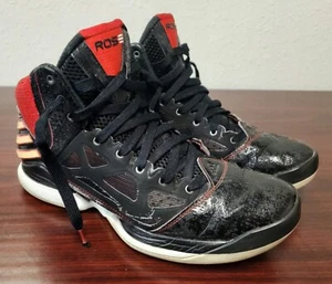 ULTRA RARE ADIDAS ADIZERO Rose 2.5 Black/Red Size 10.5" US - Picture 1 of 9