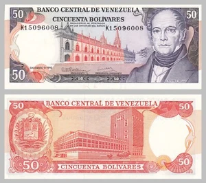 Venezuela 50 Bolivares 1992 p65d unz. - Bild 1 von 1