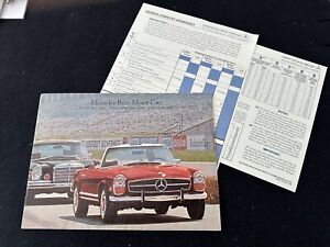 1969 1970 Mercedes S-Klasse Katalog 280SE CPE CONV 280SL 300SEL 6.3 600 Broschüre