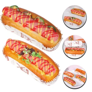 2pcs Lifelike Bread Toys Bread Ornaments Food Toys Bread Decors - Zdjęcie 1 z 10