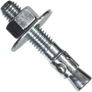 3/4"X5-1/2" Concrete Wedge Anchor, Zc.Plated Expansion Anchors w/Nuts &Washers - Picture 1 of 2
