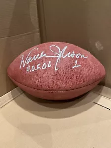 Warren Moon Signed Wilson Full Size NFL Football w/HOF'06 - TRISTAR - Picture 1 of 3