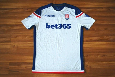 STOKE CITY 2017-2018 TRAINING FOOTBALL SOCCER SHIRT JERSEY MACRON ADULT SIZE L Cover