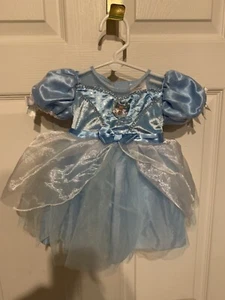 Disney Baby Princess Cinderella Costume Blue Dress Size 3-6 Months - Picture 1 of 12