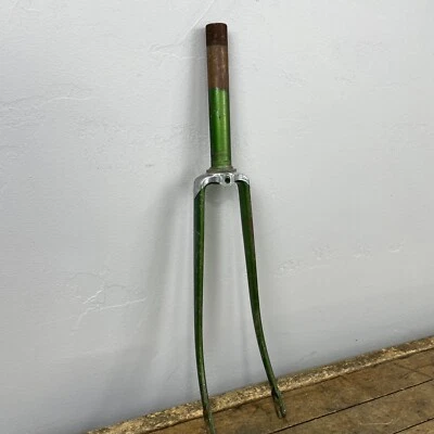 Horquilla de bicicleta muscular Schwinn Stingray de colección 20" verde campus Chicago dirección larga Foto 1 de 4