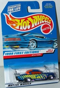Hot Wheels 1998 primeras ediciones 34/40 At-A-Tude #667 ruedas con cordones Malasia - Imagen 1 de 1