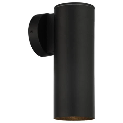 Access Lighting 20148LEDDMGLP Matira 12" Tall LED Wall Sconce - Black - Image 1 of 4