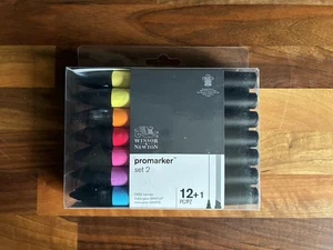 Winsor & Newton Promarker Set 2 Twin Tip Set de 12 + 1 Licuadora - Imagen 1 de 3