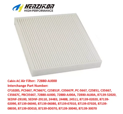 Filtro de aire de cabina para Toyota 4Runner Avalon Camry Corolla Highlander Yaris Tundra Foto 1 de 4