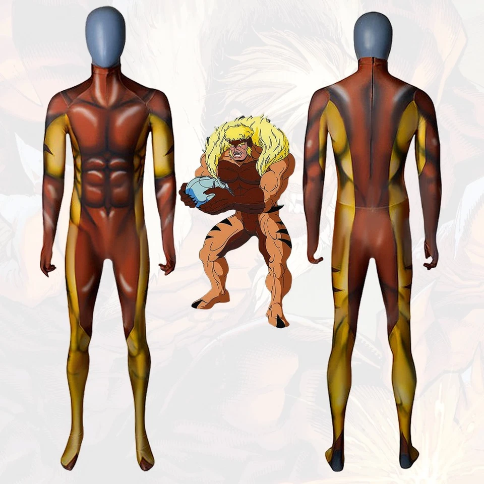 Sabretooth Bodysuit X-Men Costume Cosplay suit - Image 1 of 4