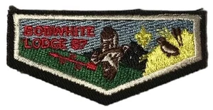 Bob White Lodge 87 Georgia-Carolina GA 1996 Mini HS1 Flap BLK Bdr - Picture 1 of 2