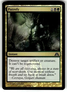 FOIL MTG Putrefy Dragon's Maze Regular - Picture 1 of 2