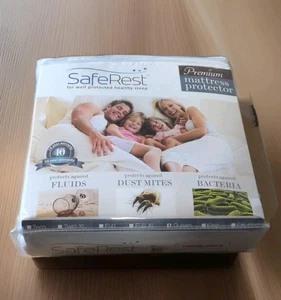 SafeRest 100 % wasserdichter Queen Size Matratzenschoner passend dehnbar - Bild 1 von 1