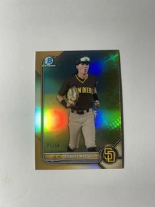 Robert Hassell - 2022 Bowman Chrome Prospect BCP-133 - GOLD REFRACTOR /50 - Picture 1 of 1