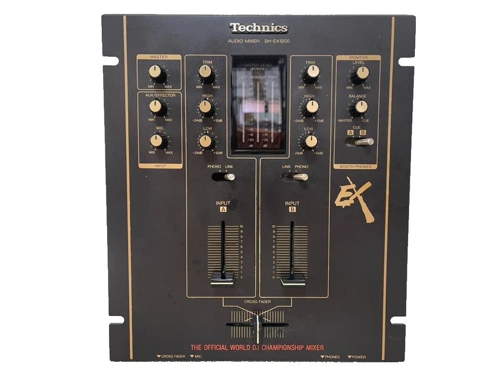 Technics SH-EX1200 Black with Power Cable and Replacement Fader Tested Working - Image 1 of 4